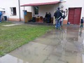 Dětský den - Hasičská zbrojnice v Malenovicích. Déšť zhatil naši hudební produkci. Ale s Jardou je i tak sranda...1.6. 2013