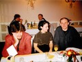 Jarda Zvoníček, Žanetka Dorničáková a Peťa Kudla- první vystoupení v novém složení, Silvestr 2000